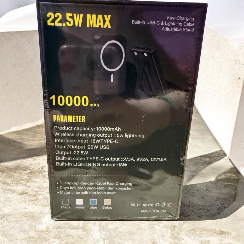DMES Magnetic Power Bank 10000mAh - Picture 2 of 2